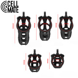 Pas cnoty Guardian Chastity Cage Black Size 0 CELLMATE