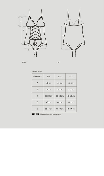 Body Slevika L/Xl Obsessive