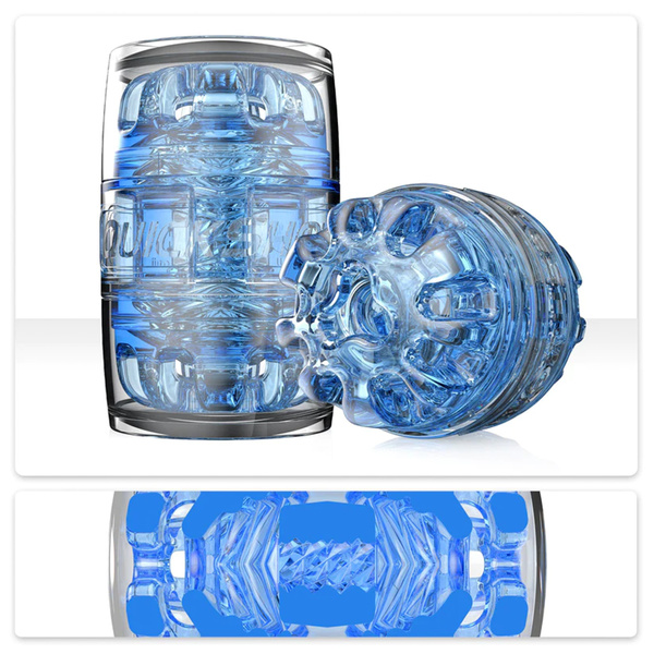 Masturbator The Quickshot Turbo Blue Ice Fleshlight
