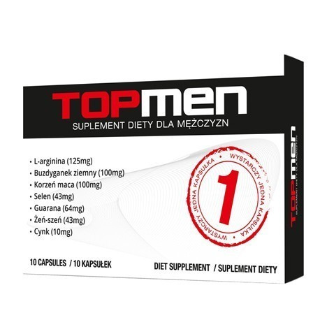 Topmen Suplement Diety Na Erekcję 10 Kapsułek SHS