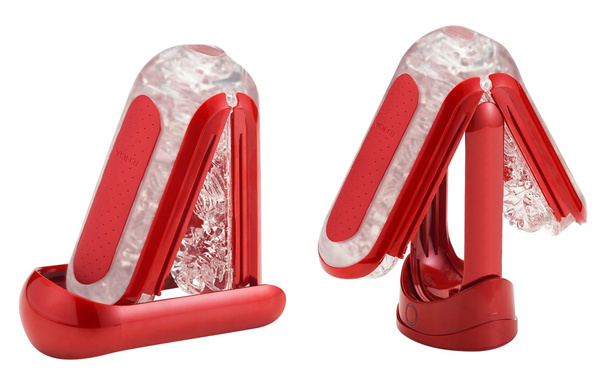 Masturbator Z Podgrzewaczem Flip 0 Red Warmer Package Tenga