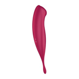 Multifunctional Vibrator Twirling Pro Connect App Dark Red Satisfyer