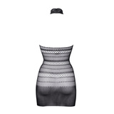 Sukienka Mini High Lace Neck Net Mini Dress Black Os Le Désir