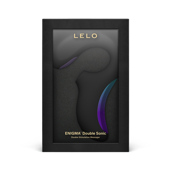 Podwójny Wibrator Soniczny Enigma Double Sonic Stormy Black Lelo