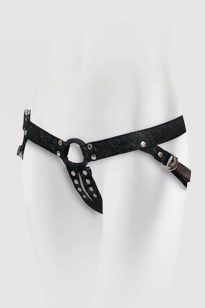 Adrien Lastic  Lastic Strap-on Rose-Black