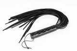 Large black lace-up flogger Primal Bond Whips