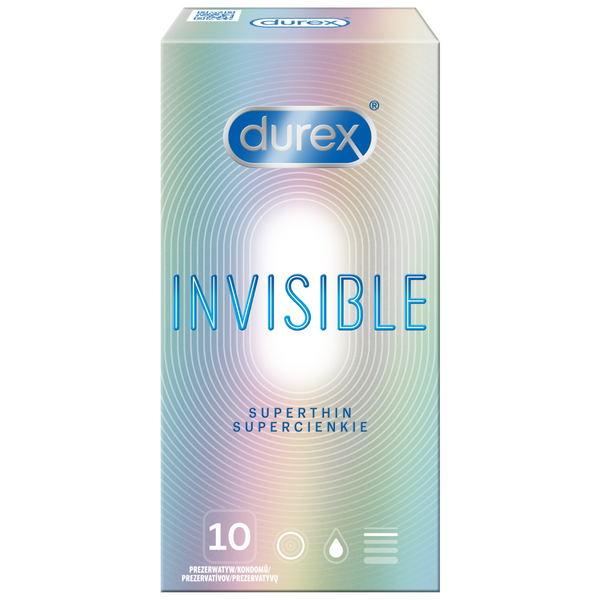 Condoms Durex Invisible A10 extra thin