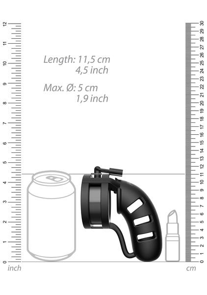 Model 19 - Chastity - 4.5" - Black