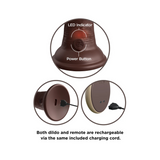 Dildo 23Cm King Cock Elite Dual Density Vibrating Cock Pipedream