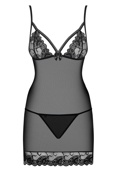 Koszulka Nocna Ze Stringami Wonderia L/Xl Obsessive