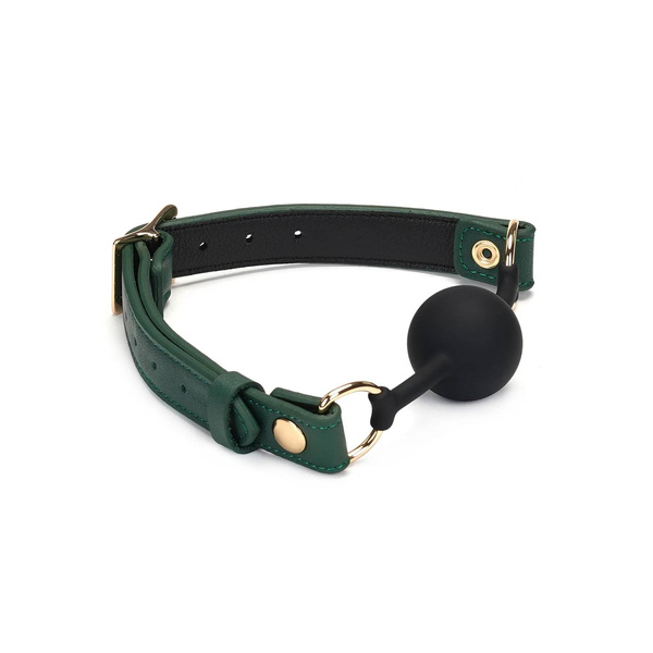 Knebel Mossy Chic Leather Ball Gag Liebe Seele
