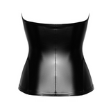 Gorset F334 Mysteria Corset Black XXL Noir Handmade