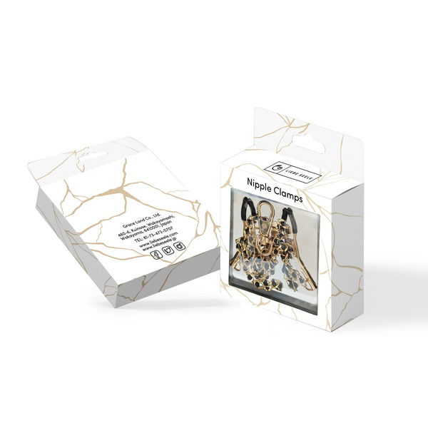 Liebe Seele Black Beads Chains And Nipple Clamps