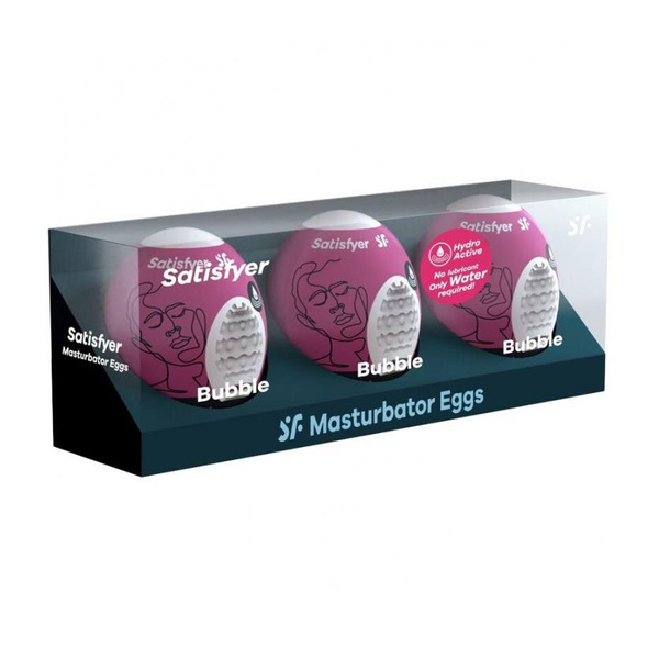 Zestaw masturbatorów Eggs set of 3 Bubble Satisfyer