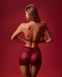 Promees Reina Burgundy bra M/L