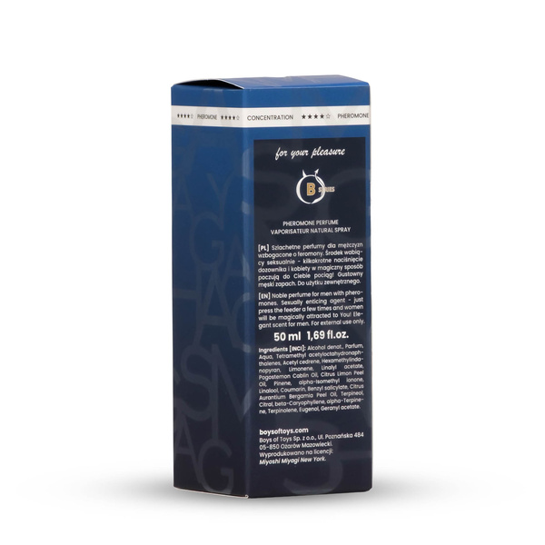 Feromony męskie INSTINCT feromon parfumes Homme 50ml Miyoshi Miyagi