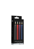 Teasing Wax Candles 4-Pack Mixed Colors - Wielokolorowy Zestaw Świec Do Bdsm Ouch! by Shots