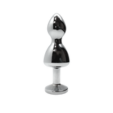 Lollypop Double Ball Metal Plug S White Wooomy