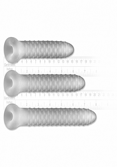 Przedłużka Na Penisa Pf Fat Boy Checker Box Sheath Clear Perfect Fit