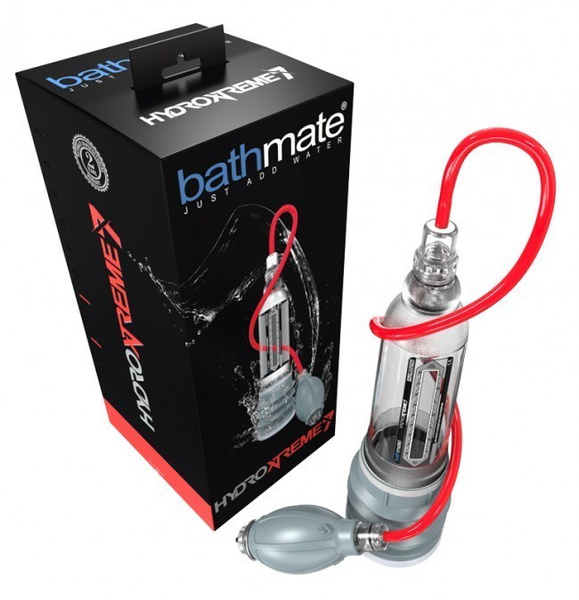 Zestaw Z Pompką Wodna Do Powiększania Penisa Hydroxtreme7 Crystal Clear Bathmate