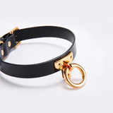 Elegant Leather Collar Upko Leather Cosplay Choker UPKO