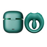 Pierścień erekcyjny ze stymulatorem Apis Turquoise Green Zalo