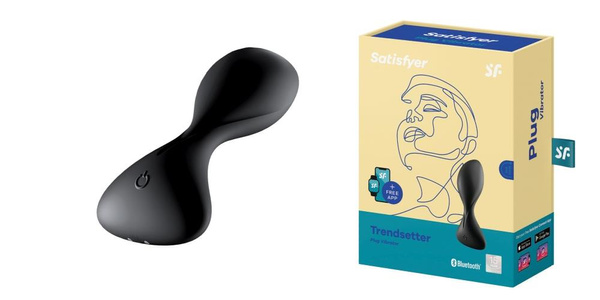 Plug-Vibrator Trendsetter Connect App Black Satisfyer 