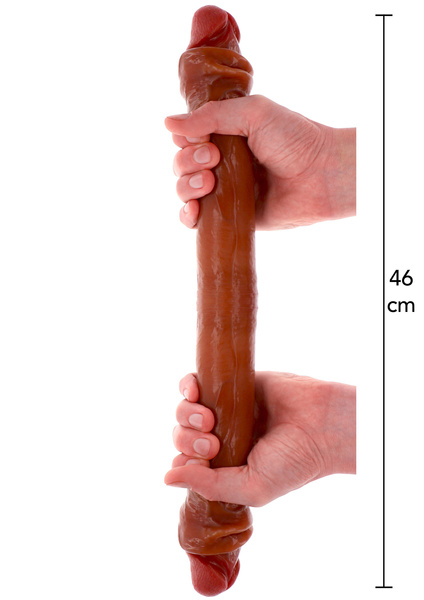 ToyJoy Get Real Silicone Foreskin Double Dong 46cm