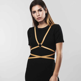 Maze Multi-way Harness Brown Bijoux Indiscrets