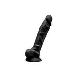 Silikonowe Dildo Model 1 20 Cm Black Silexd