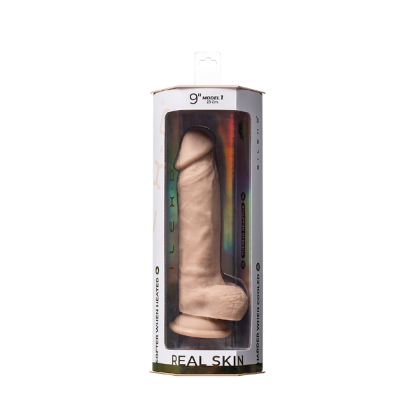 Dildo Z Przyssawką 22,9 Cm Real Skin Model 1 9" Flesh Silexd