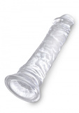 8 Inch Cock Transparant King Cock