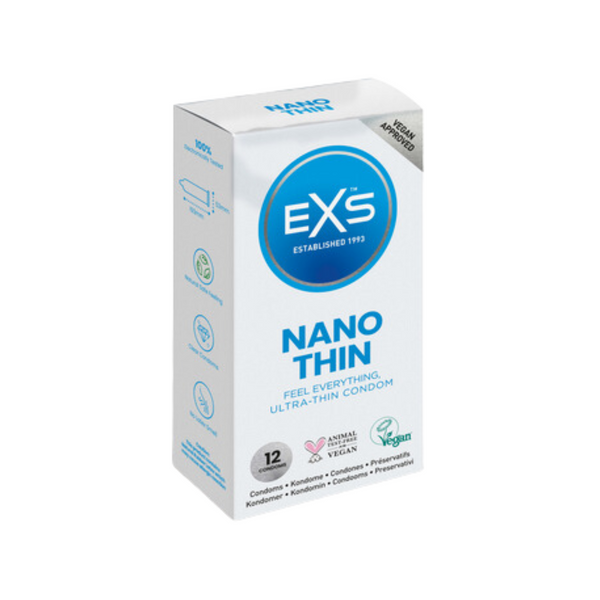 Prezerwatywy Lateksowe Super Cienkie - 12 Szt EXS