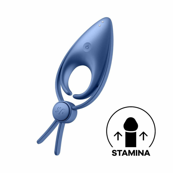 Wibrujący pierścień erekcyjny Sniper Blue Satisfyer