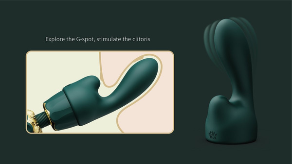 Wibrator Różdżka Kyro Turquoise Green Zalo