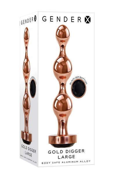 Korek Analny Gold Digger Large Gender X