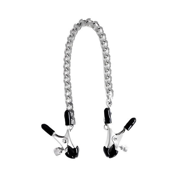 Zaciski na sutki Bite Heavy Nipple Clamps Silver Brutus