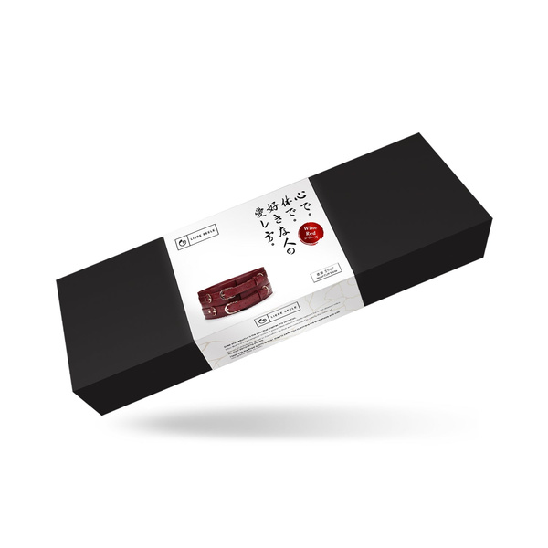 Pas Do Krępowania Wine Red Waist Cuff S Size Liebe Seele