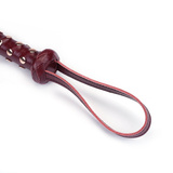 Liebe Seele Wine Red Deluxe Cow Leather Heavy Flogger