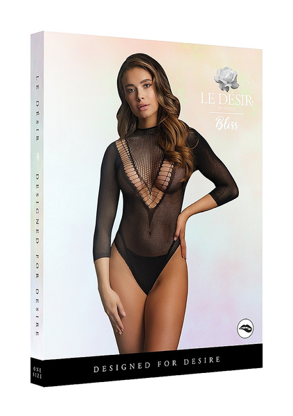 Body LE DÉSIR Short Sleeve Teddy One Size Black