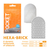 Masturbator Pocket Stroker Hexa-Brick Tenga