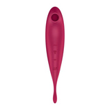 Multifunctional Vibrator Twirling Pro Connect App Dark Red Satisfyer
