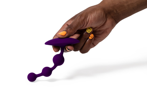 Amp Purple Anal Beads Romp