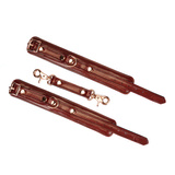 Liebe Seele Wine Red Narrow Wrist Cuffs