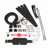 LOCKINK Bondage & Restraint Set Black