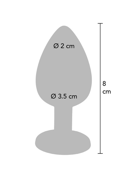 ToyJoy anal plug Anal Play Diamond Booty Jewel Medium Purple