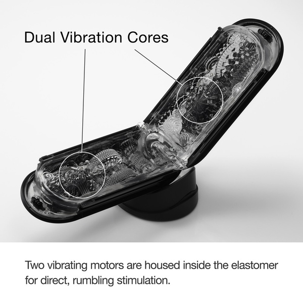 Flip Zero Electronic Vibration Black Tenga