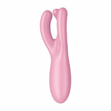 Wibrator do łechtaczki Threesome 4 Connect App Pink Satisfyer