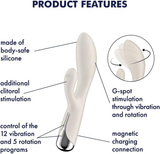 Wibrator króliczek Spinning Rabbit 1 Beige Satisfyer