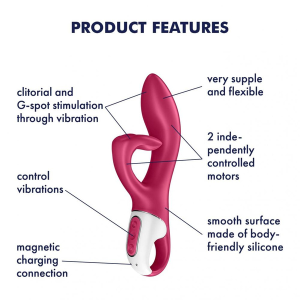 Rabbit vibrator Embrace me Berry Satisfyer